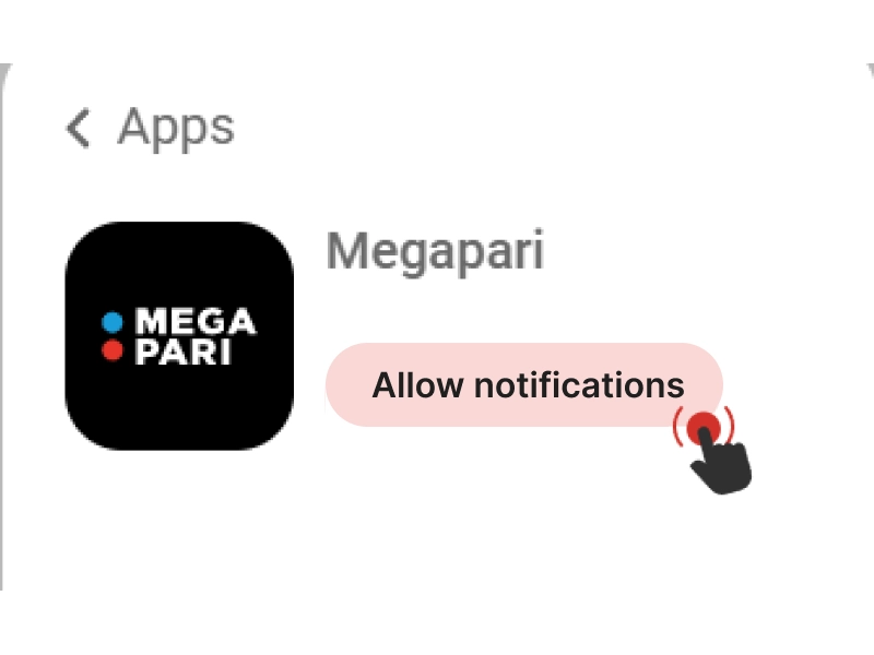 iPhone notification permission popup screenshot for TestFlight